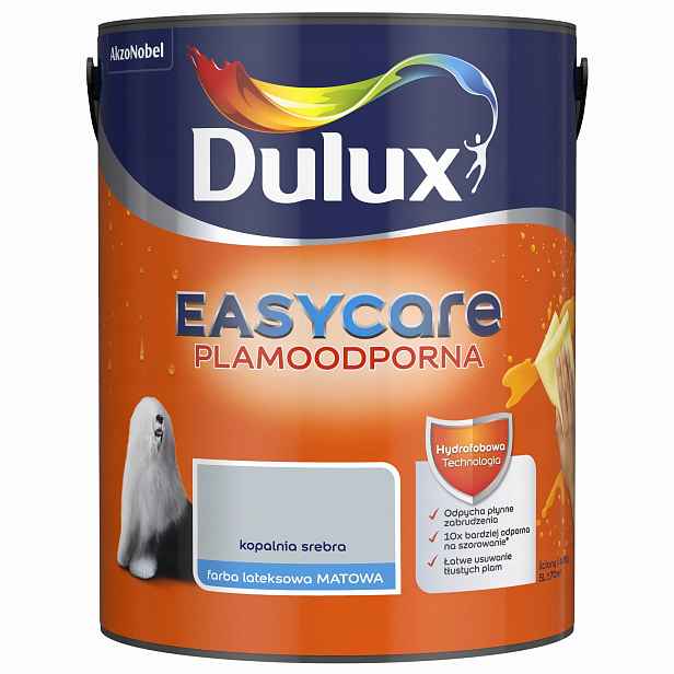 Dulux Easy Care Barva Odolná Proti Skvrnám, Stříbrný Důl 5 L