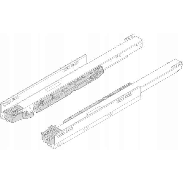 Blum 750.4501S vodicí lišta Legrabox 450 mm 40 kg