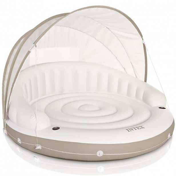 INTEX Nafukovací lehátko se stříškou 199 x 150 cm 58292 EU