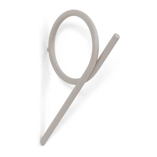 Taupe nástěnný ocelový háček Tuba M – Spinder Design