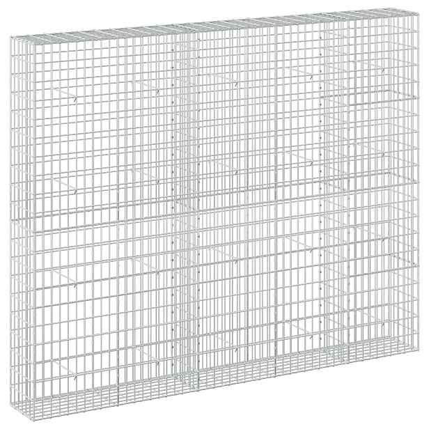 vidaXL Gabion s drátem 3,5 mm a síťkou 5x10 cm 250x30x200 cm