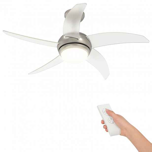 vidaXL Stropní ventilátor s osvětlením a dálkovým ovládáním Ø 110 cm