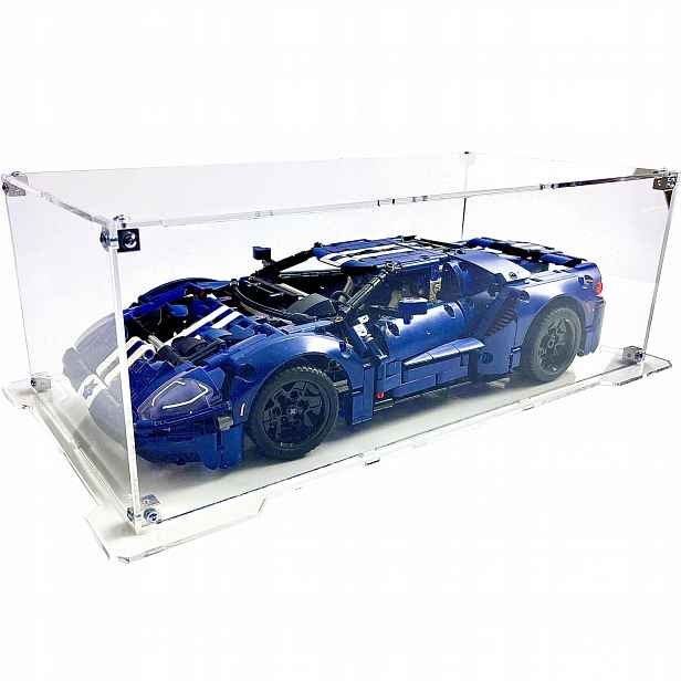 Vitrína s podstavcem Drewlandia pro stavebnici Lego 42154 Technic Ford Gt