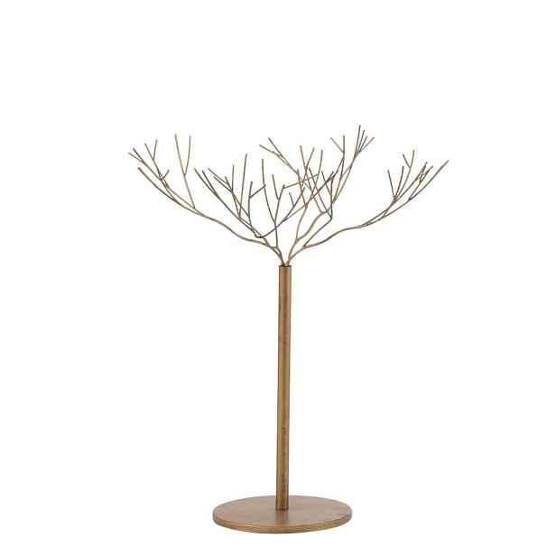 Zlatý kovový dekorační strom Tree Gold - 60*60*75 cm J-Line by Jolipa