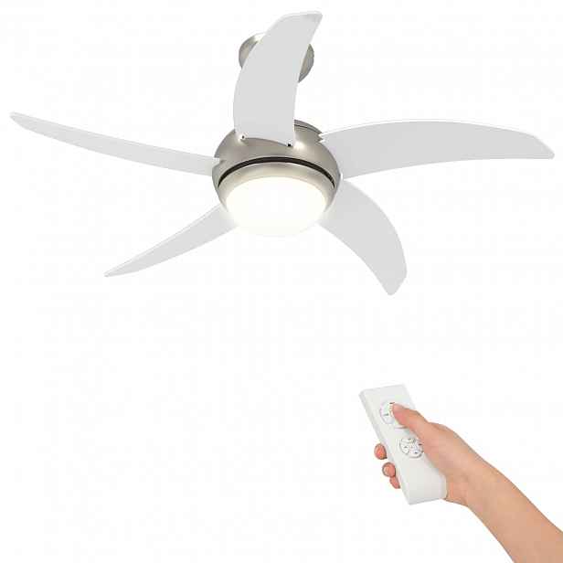 vidaXL Stropní ventilátor s osvětlením a dálkovým ovládáním Ø 110 cm
