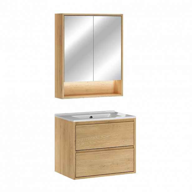 Petits-meubles KOUPELNOVÝ NÁBYTEK 61cm Edmé 2er-Set Dřevo
