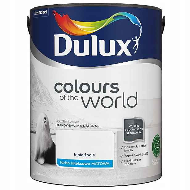 Dulux Colours Of The World Barva Emulzní Barva Bílé Plachty 5L