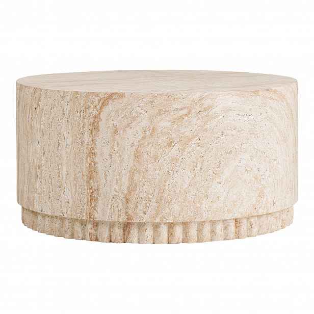 Konferenční stolek Bonn, přírodní, ø 75 cm - House Nordic