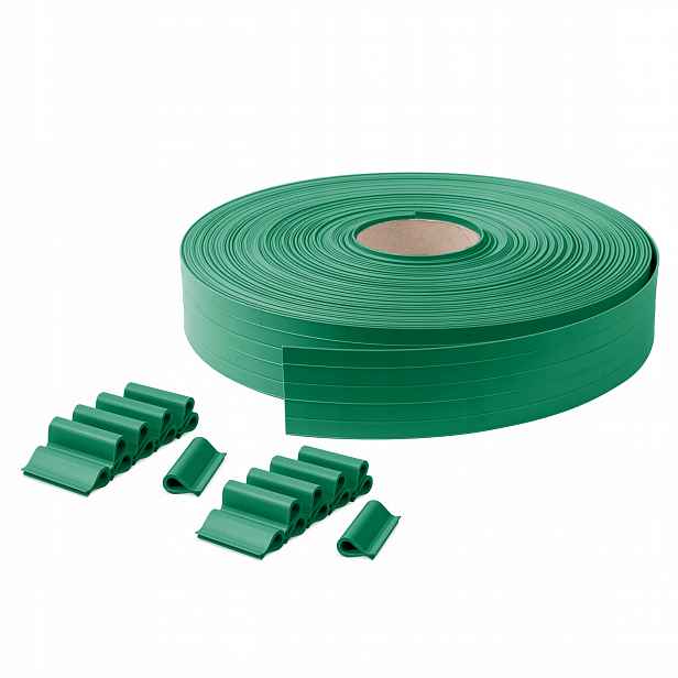 Úzká Stínící panelové pásy 4,75 Pvc Ral 6005, zelená 50 m +80 klipů