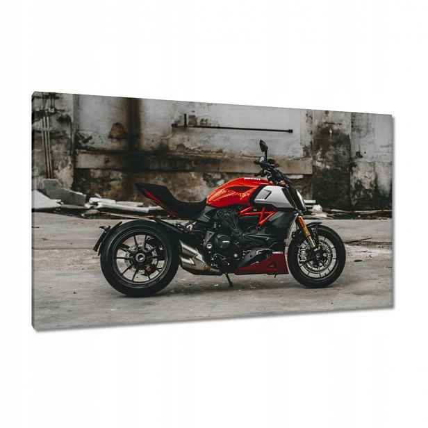 Obrazy 120x70 Červené Ducati Motocykl