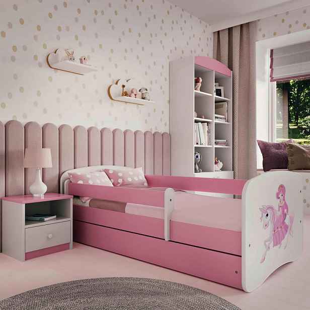 MID.YOU POSTEL PRO DĚTI A MLÁDEŽ 80/160 cm, bílá, pink