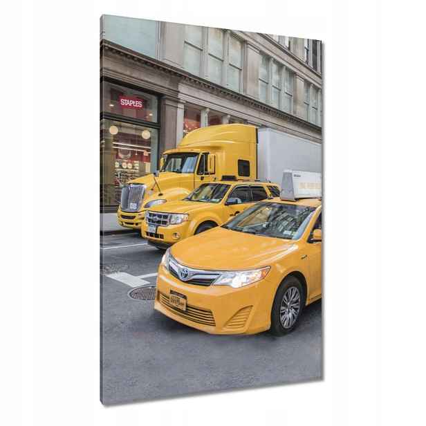 Obrazy 80x120 Žluté vozy New York