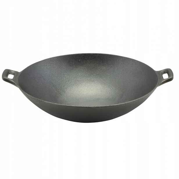 Wok litinový hrnec velká pánev Indukce 36,6 cm