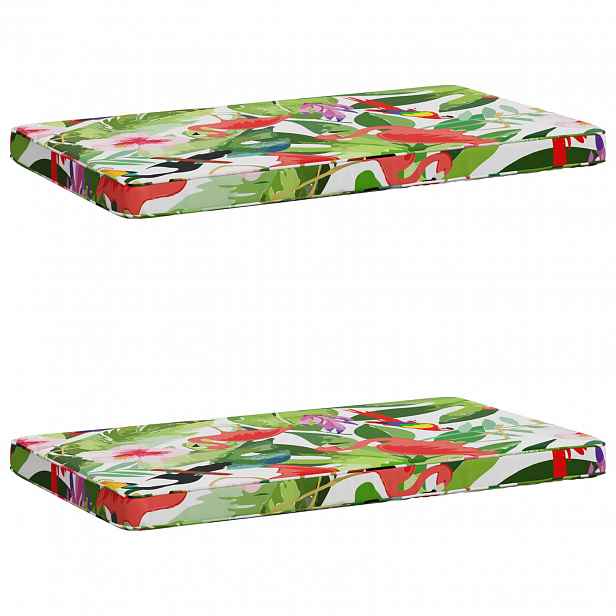vidaXL Sady polštářů na lavici (2 kusy) VUGHT 2 ks 100% polyester