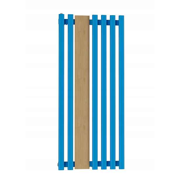 Dekorativní radiátor Rio wood 140x60 Modrý