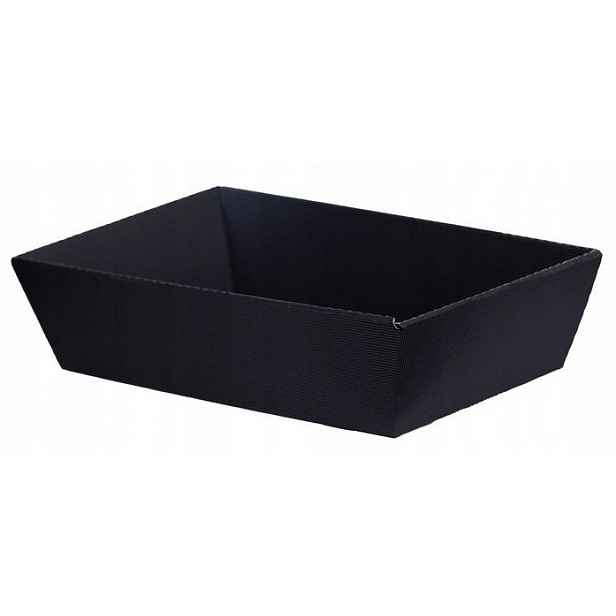 kartonový dárkový koš 10 Ks 28 x 9,5 x 21,2 cm Černý GM-KC-2