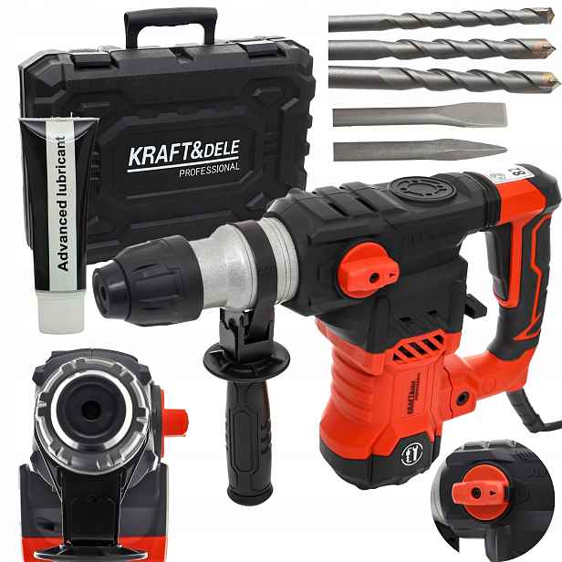 Kombinované vrtací a sekací kladivo Sds+ 2700W, 6J, v kufru