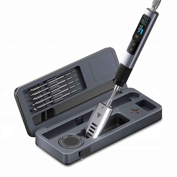 Sady a přepravní boxy pro páječky Fnirsi HS-02 HS-02A-BOX-SET1