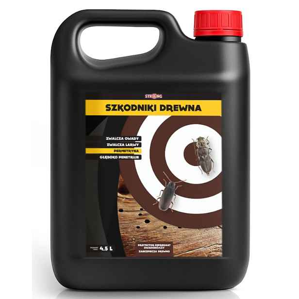 Strong na dřevo se škůdci 4,5 l