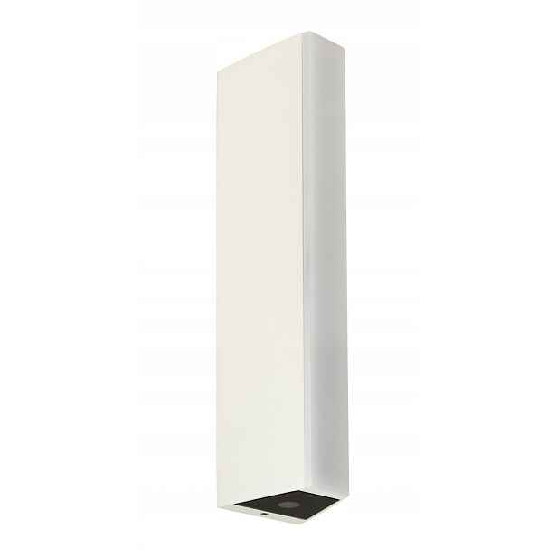 Venkovní nástěnné Led svítidlo bílé, horní a spodní podélné, 30 cm 4000K Su-ma