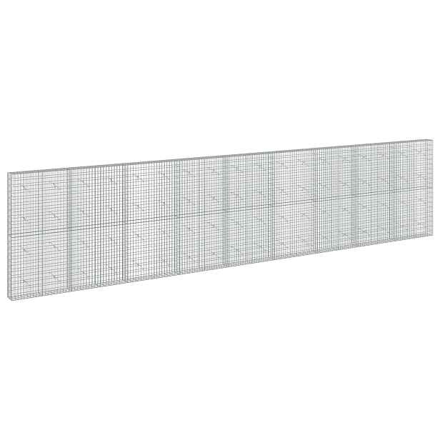 vidaXL Gabion s drátem 3,5 mm a síťkou 5x10 cm 900x20x200 cm