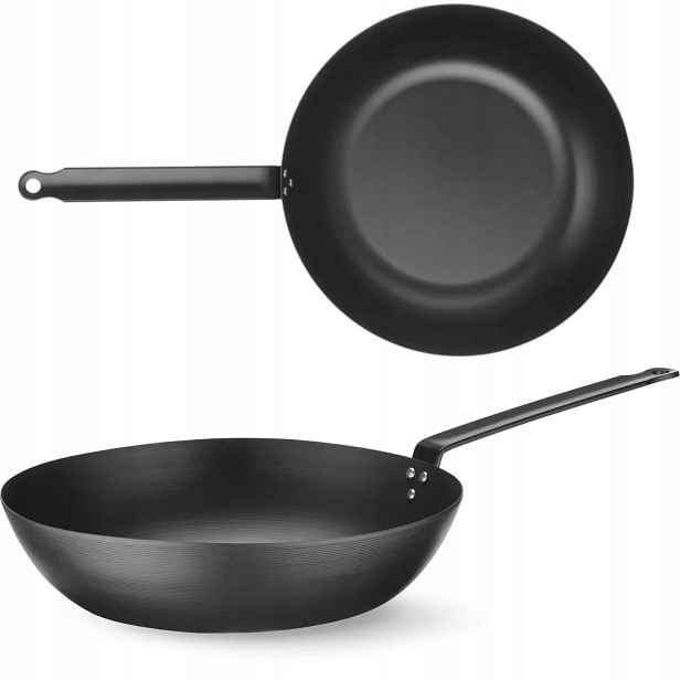 Univerzální wok z uhlíkové oceli, průměr 304 mm