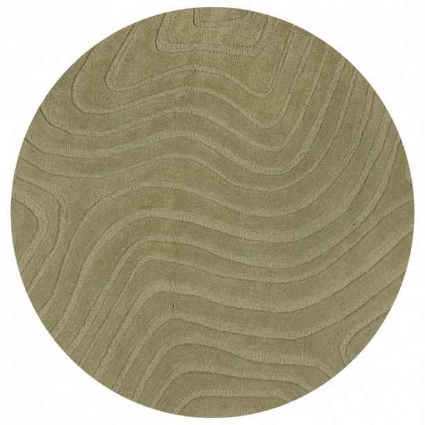 Flair Rugs VLNĚNÝ KOBEREC, 160/160 cm zelená