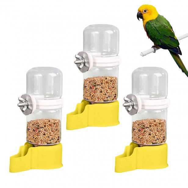 Krmítko Pro Ptáky 2V1 3 Ks Automatické Krmítko 140 ML
