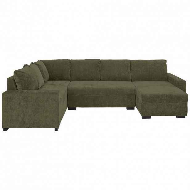 Ti'me SEDACÍ SOUPRAVA, textil, olivově zelená