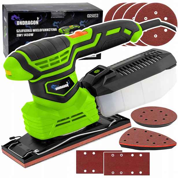 Elektrická Oscilační Excentrická Bruska S Regulací 3v1 145W