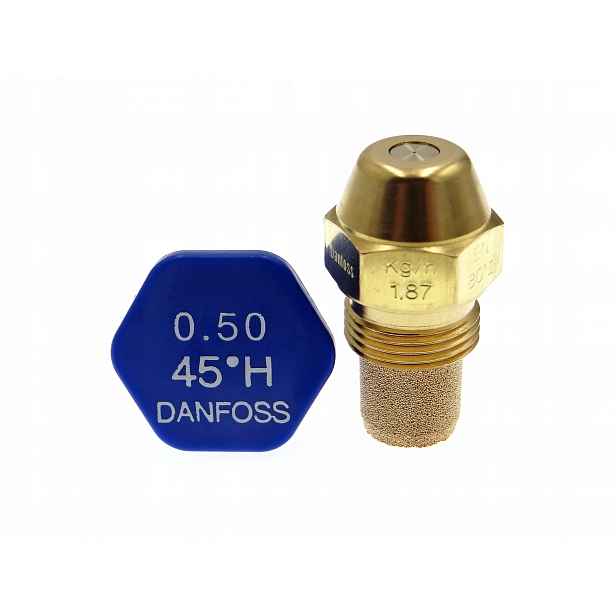 Tryska Danfoss pro olejové hořáky 0,50 USgal/h 45°H 1,87 Kg/h