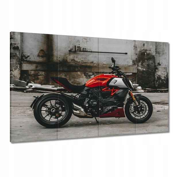 Obrazy 120x80 Červené Ducati Motocykl