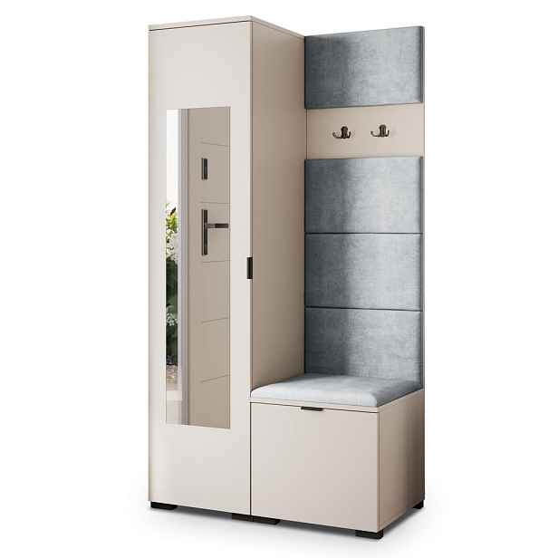 MASSENO MODERNÍ PŘEDSÍŇOVÁ SKŘÍŇ VIRA, 95/181/51 cm, kašmírová