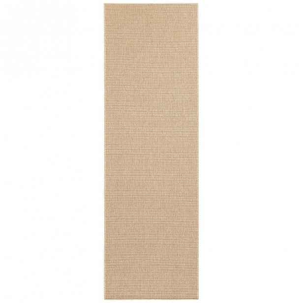 Béžový běhoun BT Carpet Nature, 80 x 250 cm