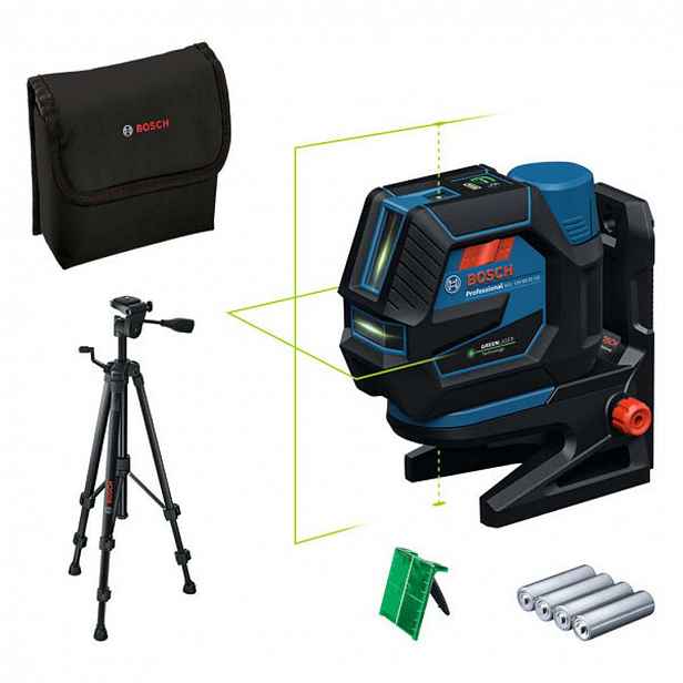 Bosch - Kombinovaný laser, dosah 50 m, s příslušenstvím, baterie 0601066S01