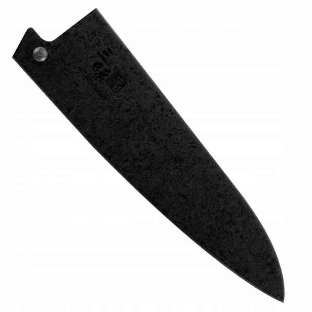 Mcusta Zanmai Japonská dřevěná Saya Black Chránič Nůž Univerzální 11 cm