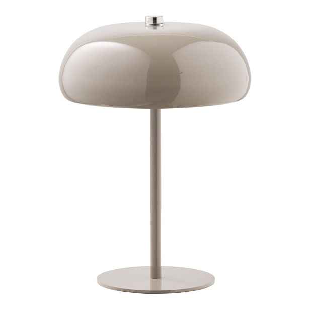 Taupe kovová LED stolní lampa (výška 23 cm) Margate – House Nordic