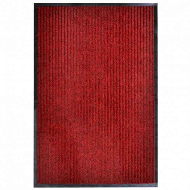 vidaXL Rohožka červená 117x220 cm PVC