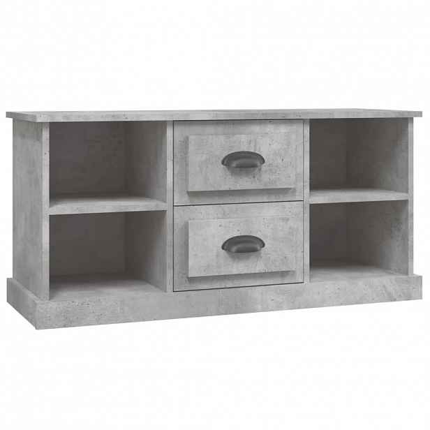 vidaXL TV skříňka betonově šedá 99,5 x 35,5 x 48 cm kompozitní dřevo