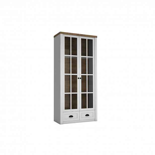 Vitrína Provence W2S Bílá