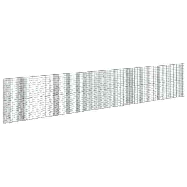 vidaXL Gabion s drátem 3,5 mm a síťkou 5x10 cm 1100x10x200 cm