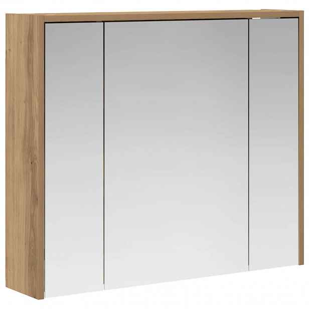 vidaXL Koupelnová zrcadlová skříň Umělecký dub 73,5 x 16 x 62,5 cm