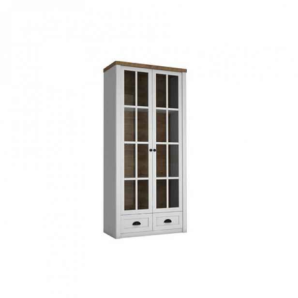 Vitrína Provence W2S Bílá