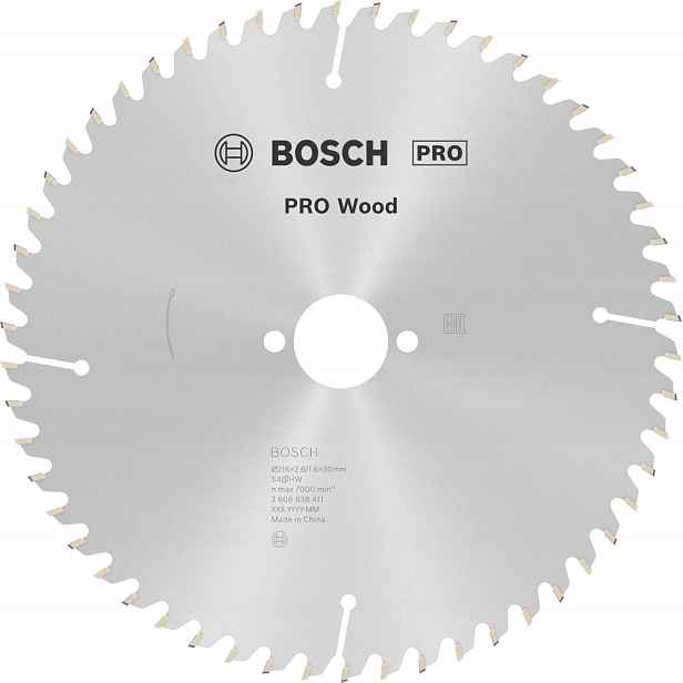 Kotoučová pila OptilineWood 216x2,6/1,6x30 mm 54Z Wz BosVE Bosch