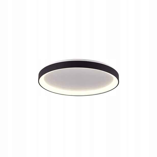 Vico, Moderní, černý, kulatý stropní svítidlo Led, 3000K+4000K, 38W, 3100LM 48cm