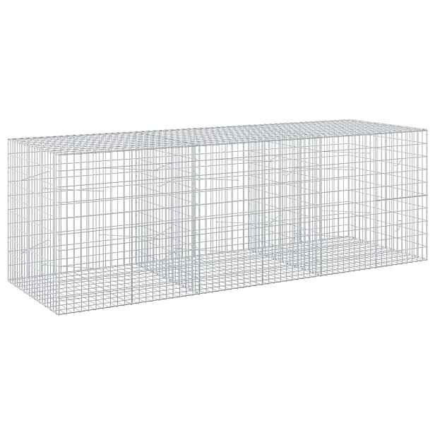 vidaXL Gabion s drátem 3,5 mm a síťkou 5x10 cm 300x100x100 cm