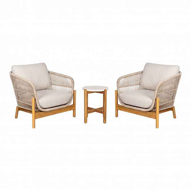 Zahradní set Terracina, stolek a 2 lounge křesla - House Nordic