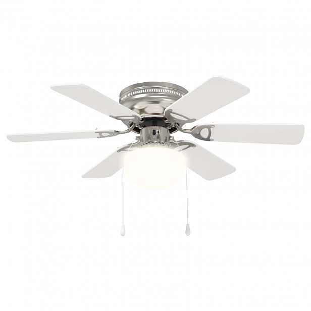 vidaXL Stropní ventilátor s osvětlením Ø 82 cm Bílá