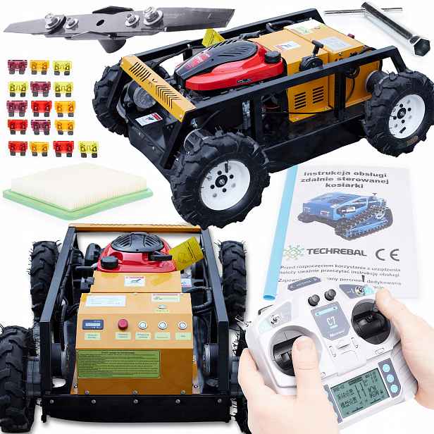 Benzínová Sekačka Na Dálkové Ovládání 4x4 Robot Rc Loncin 8KM Prato 55 Skarp