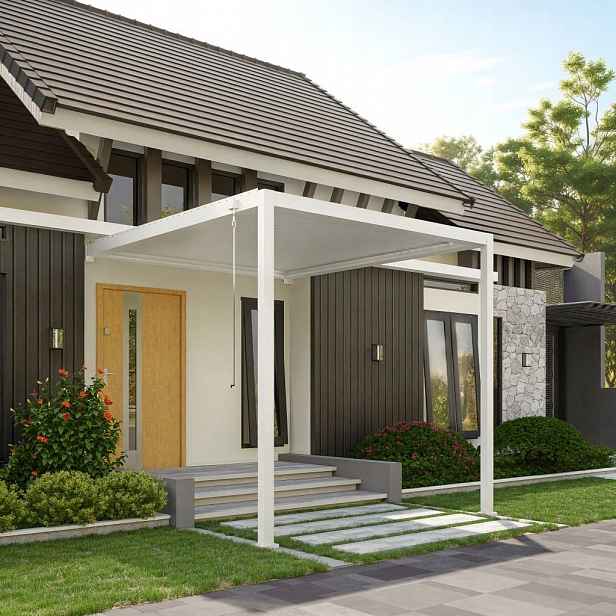 Gerda Pergola Soleo 3x4 m Antracit 3 m Nástěnná hliníková terasová zahrada